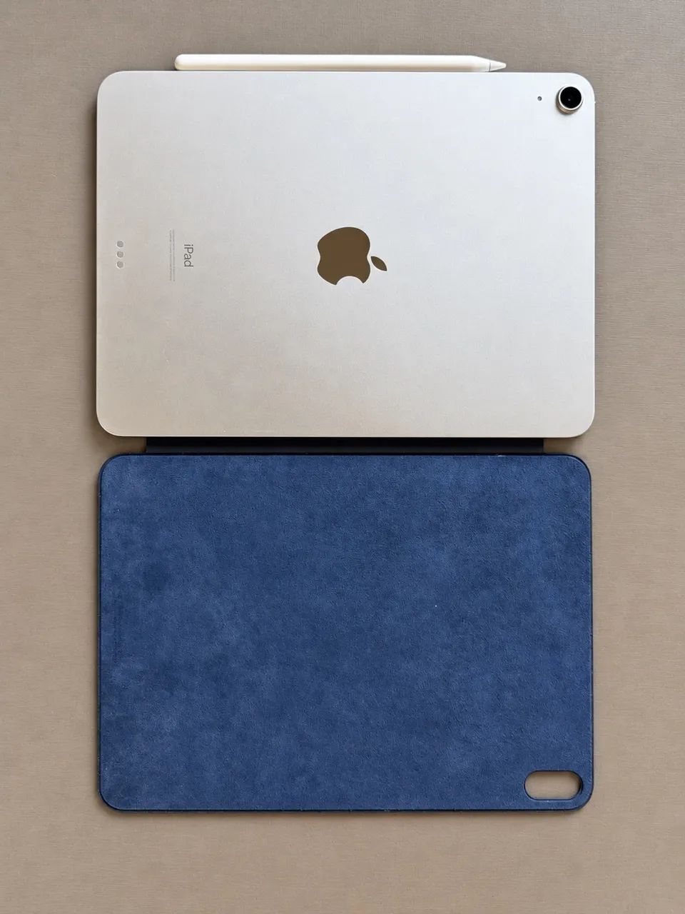 iPad Air 4ª geração + Apple Pencil, capa e carregador original