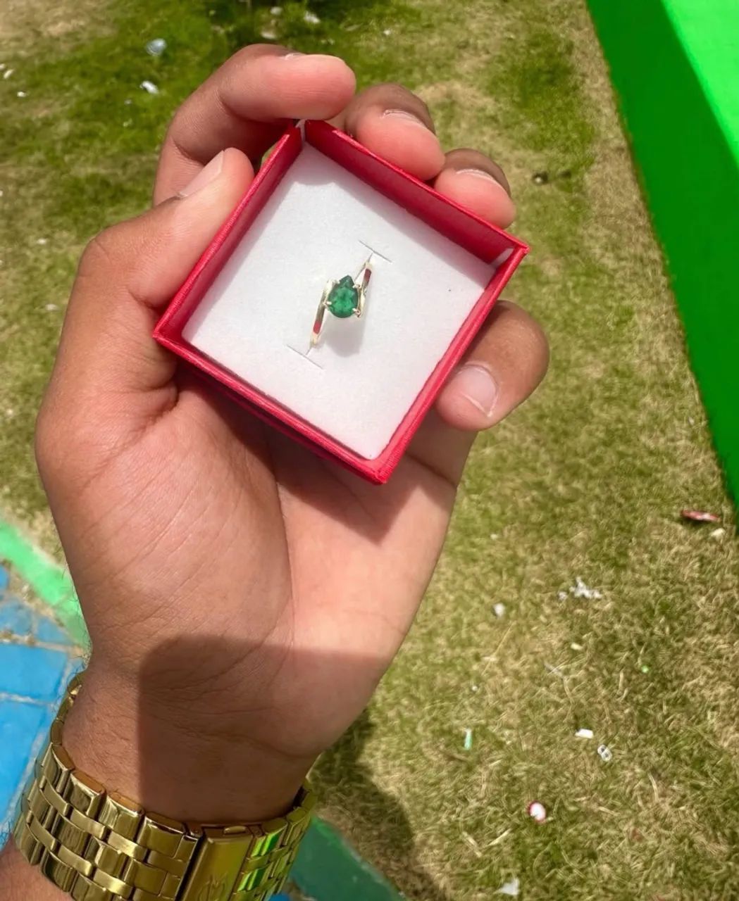 Anel ouro 18k - Foto 3