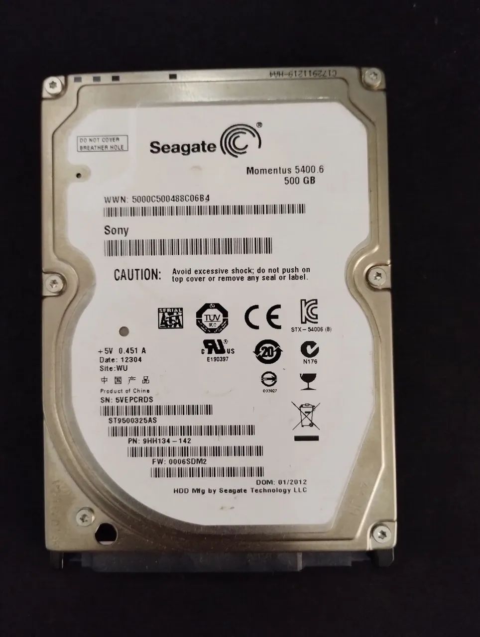 HD 500gb 2.5 (notebook)