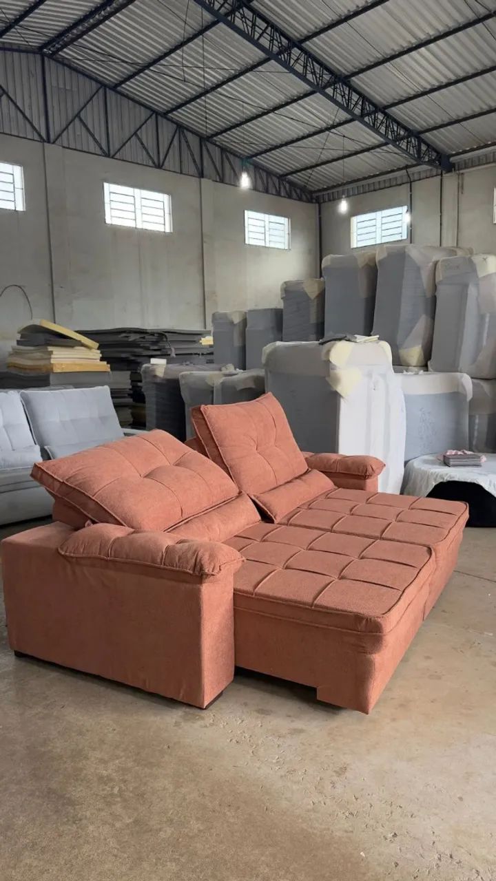 Sofá dallas terracota 2,30 metros  - Foto 4