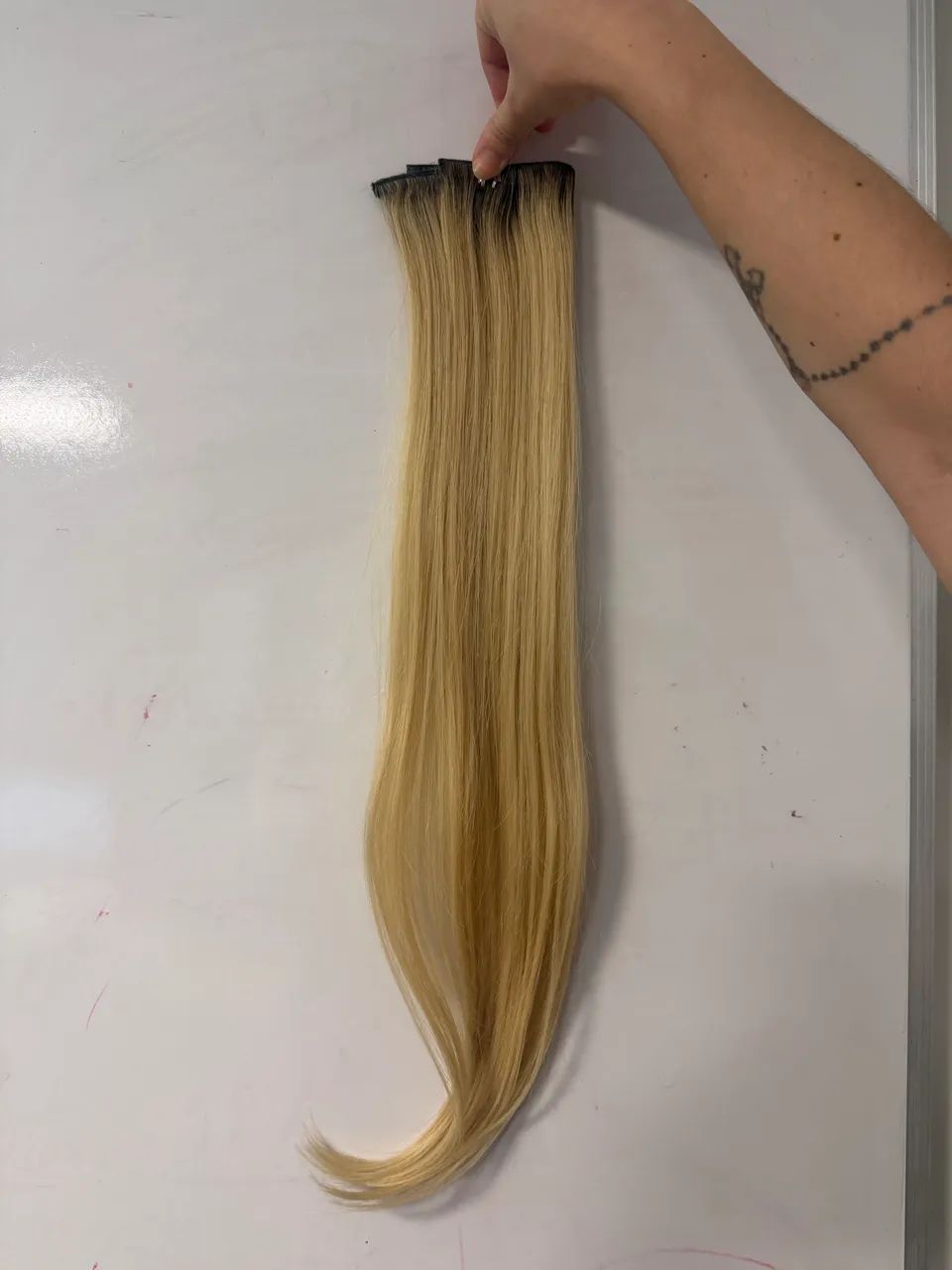Mega hair - Loiro 44 gramas - 60cm