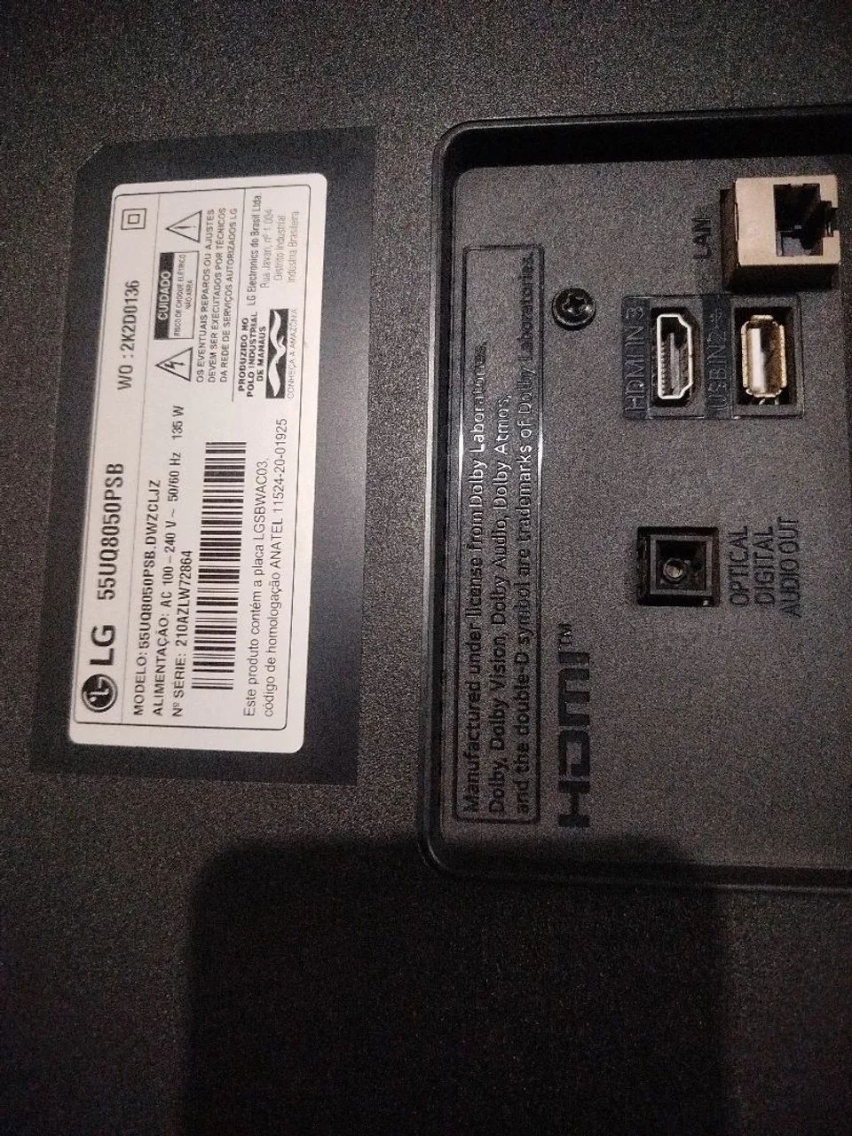 Smartv LG 55 polegadas 4k com Alexa e comando de voz  - Foto 5