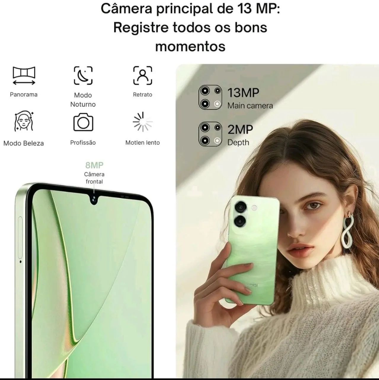 UMIDIGI NOTA 90A - CELULAR COMPACTO COM CARGA RÁPIDA - Foto 4