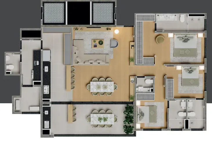 PLANTA 155m²