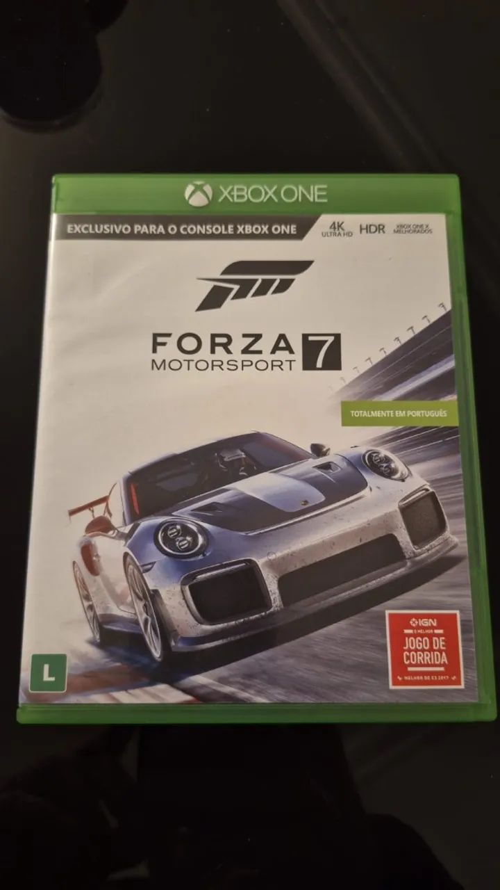 Jogo Forza Motorsport 7 Xbox One Mídia Física Original Impecável Usado