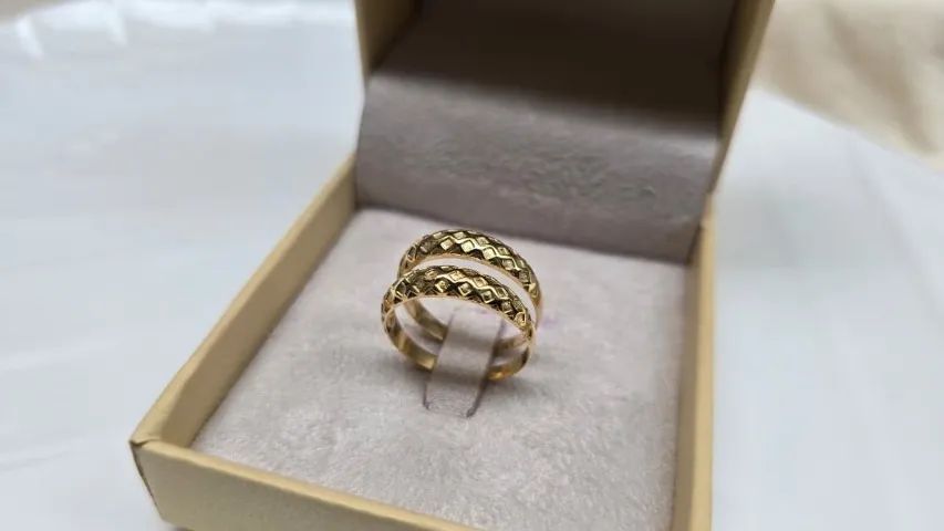 Aparadores Pineapple em Ouro 18k - Foto 3