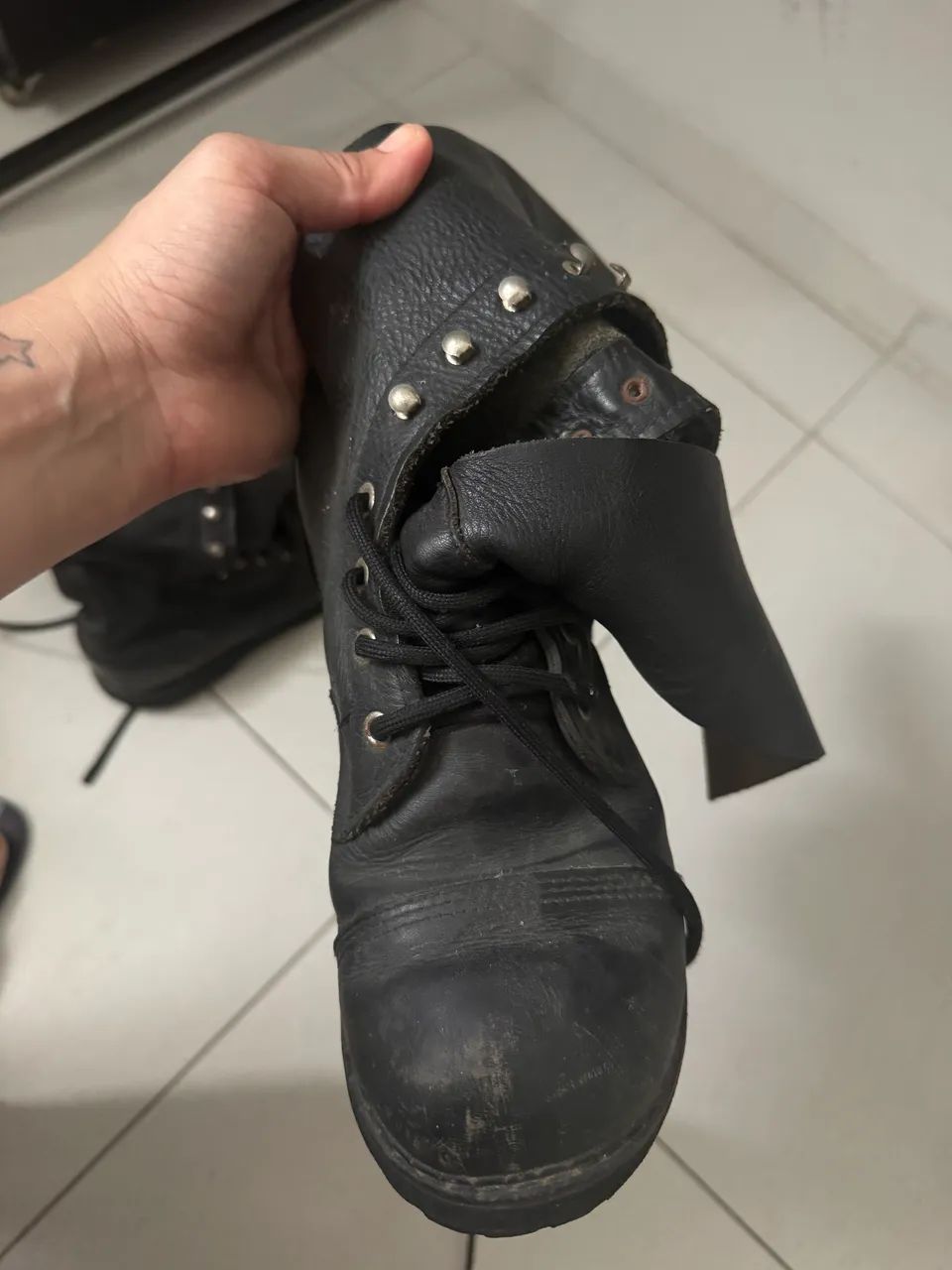 Botas Vilela Boots Couro Legítimo 