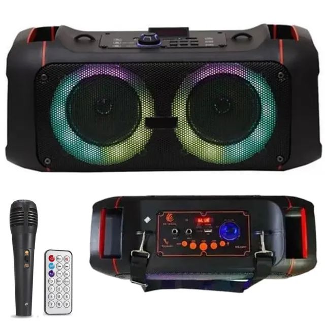 Caixa de Som Bluetooth 16w(MAX) /TWS/FM, Botão Ajustável do Subwoofer aturnshop.com.br