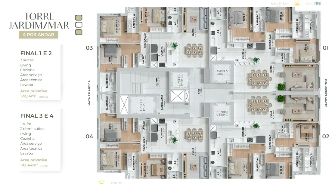 PLANTA 102m²