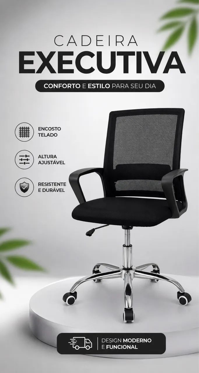 Cadeira premium de escritório 