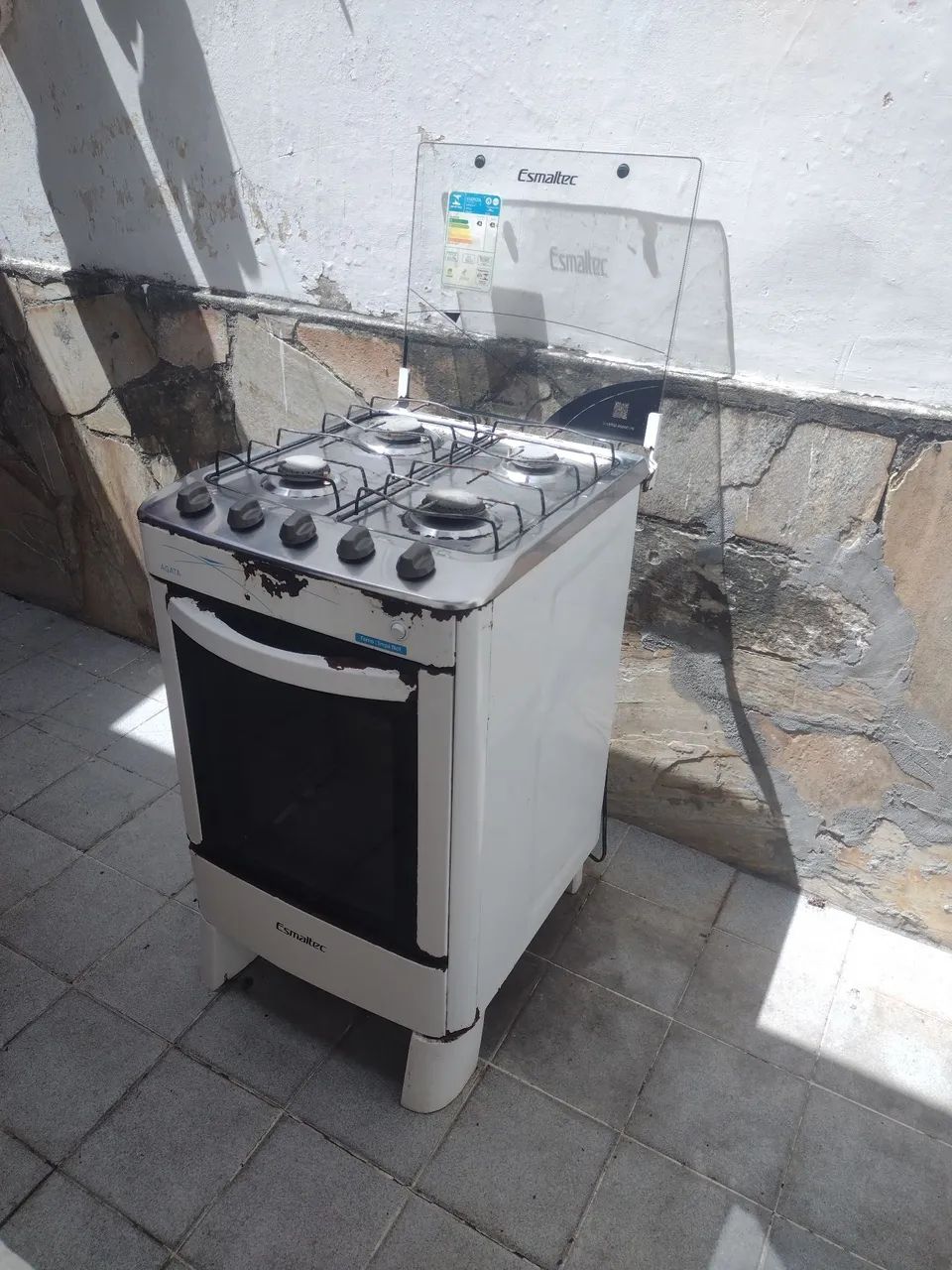 Fogão Esmaltec ágata usado