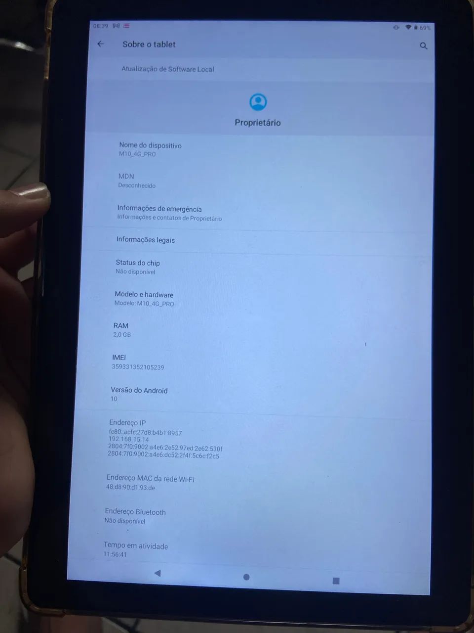 Tablet Multilaser m10 pro