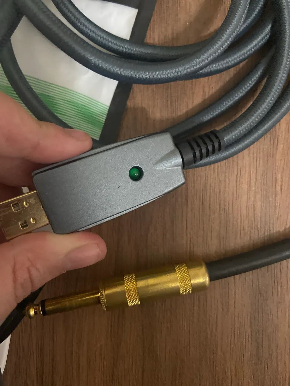 cabo conectar guitarra no pc - Foto 2
