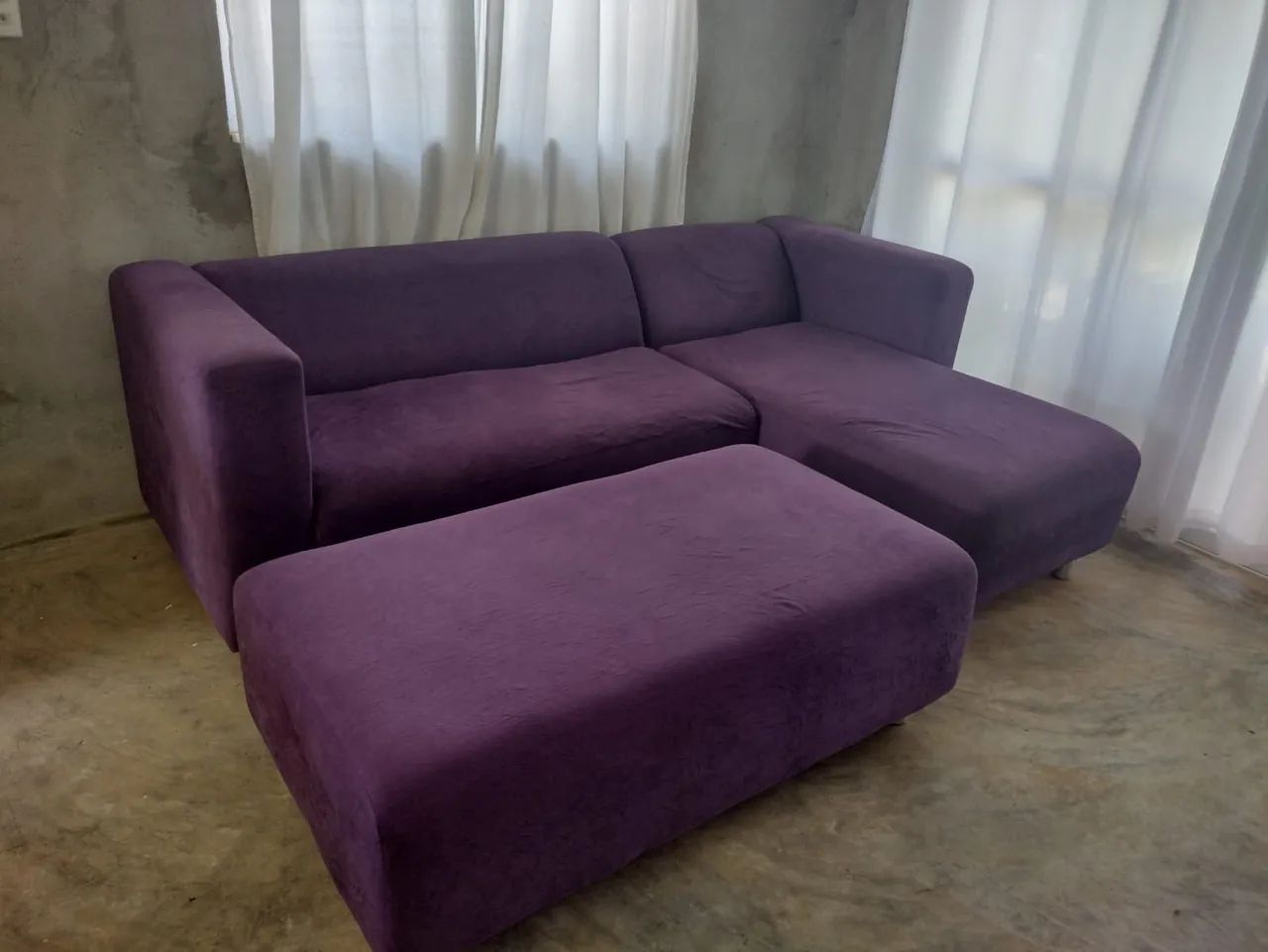 Sofá 3lugares com Chaise Leia o Anúncio  - Foto 2