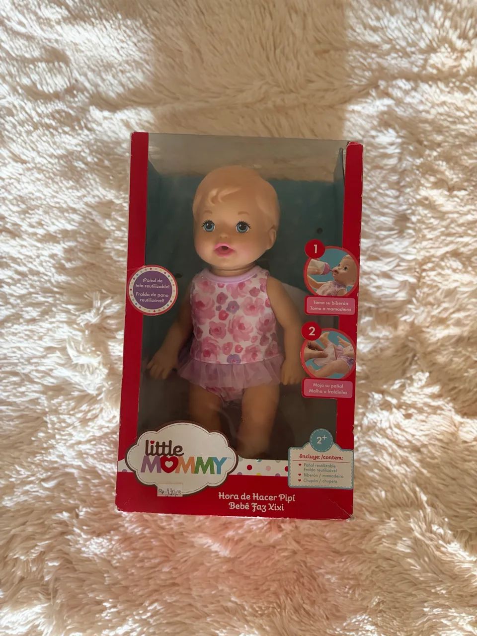Boneca Little Mommy Hora do Xixi Nova
