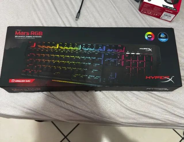 Teclado Mecânico HyperX Mars RGB com Caixa ? Perfeito Estado - Foto 2