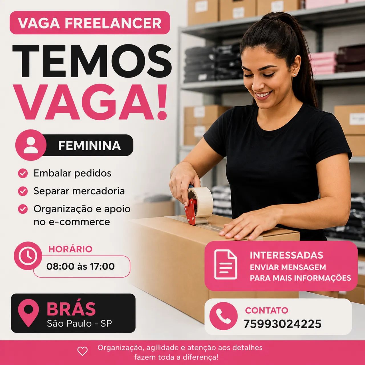 VAGA PARA E-COMMERCE