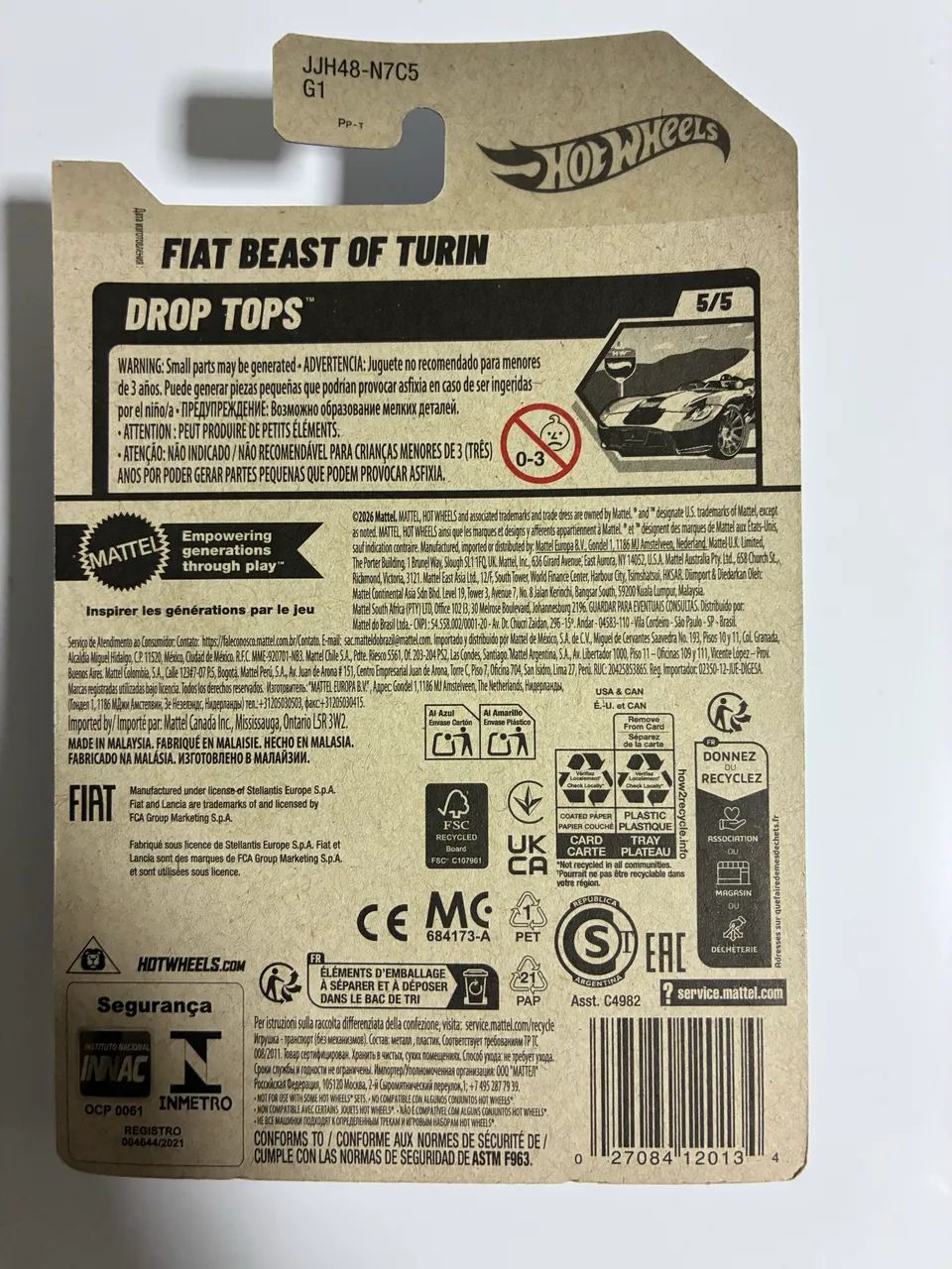Hot Wheels Fiat Beast of Turin - Foto 3
