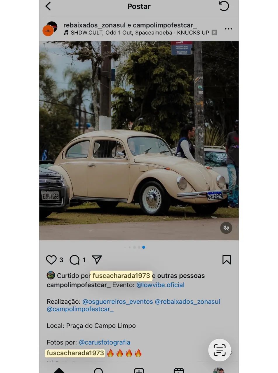 Volkswagen Fusca 1300 1982