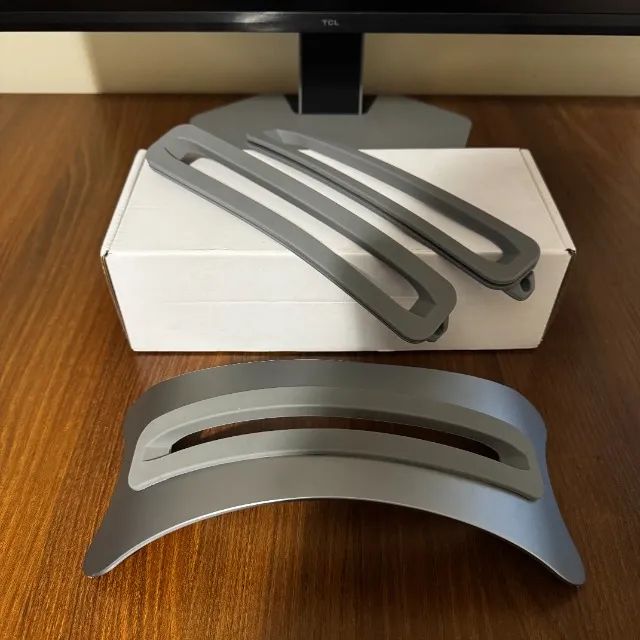 Suporte Stand Vertical de Alumínio para Notebook Macbook  - Foto 4