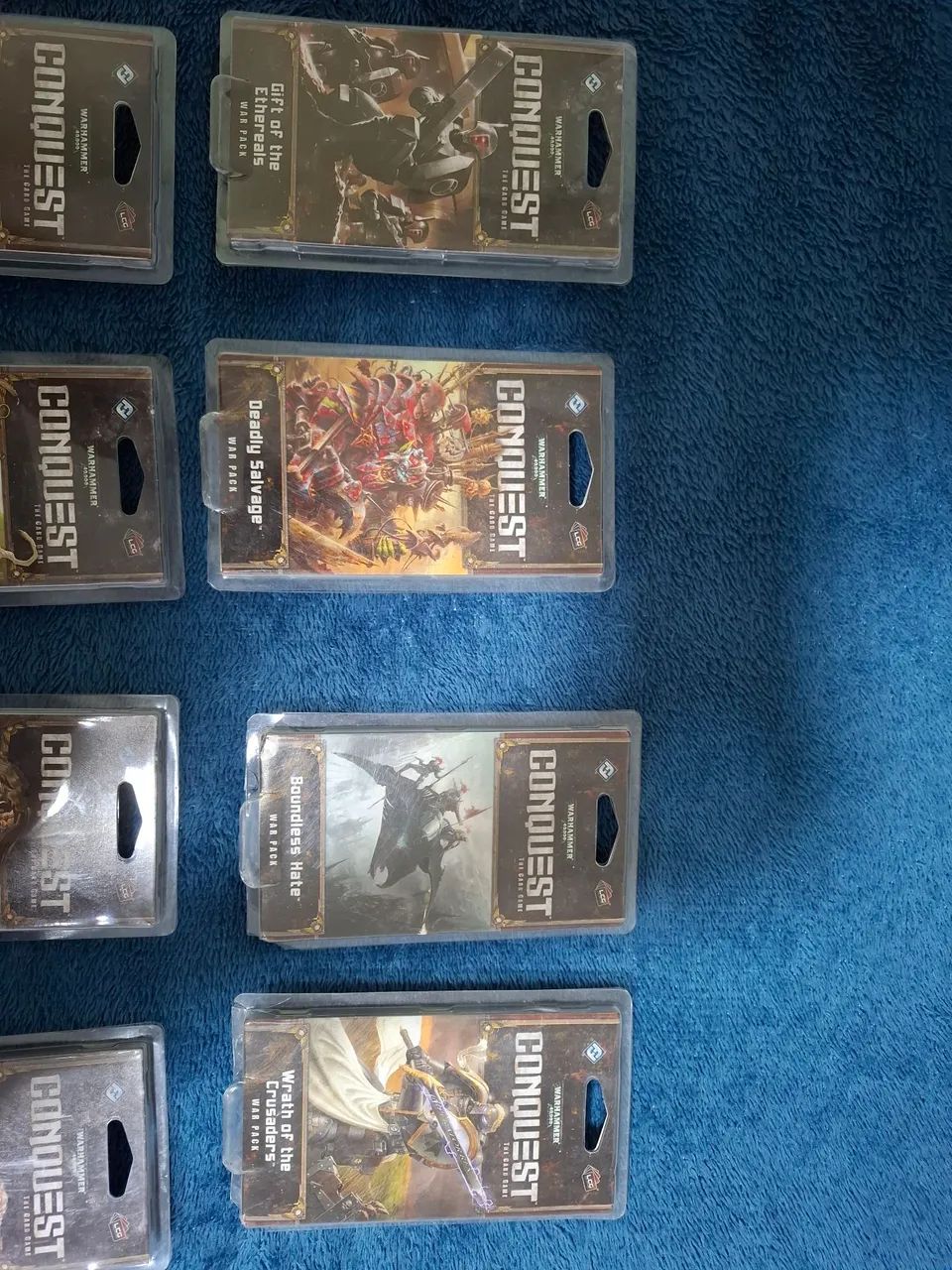 Warhammer 40k conquest lcg - Core set + expansão The great devourer + 12 War Packs - Foto 3