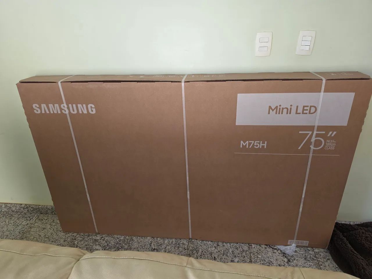 TV Samsung 75" MiniLed M75H (Nova)
