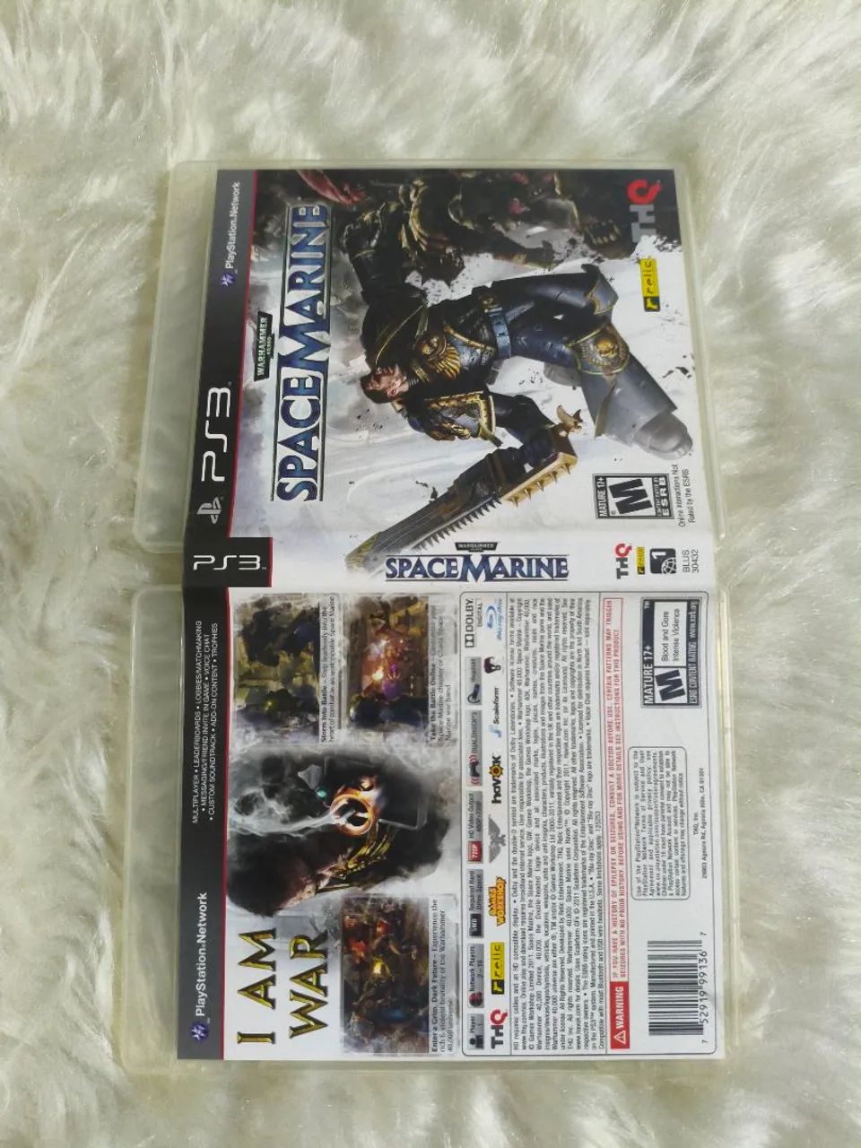 Spacemarine ps3 com manual  - Foto 3
