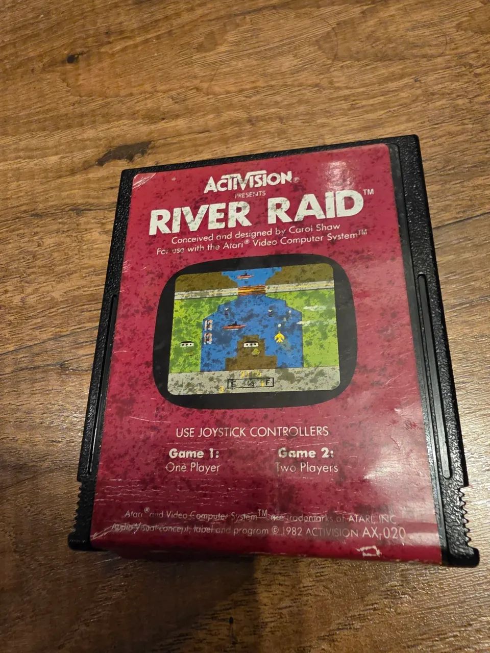 Cartucho River Raid Activision Atari