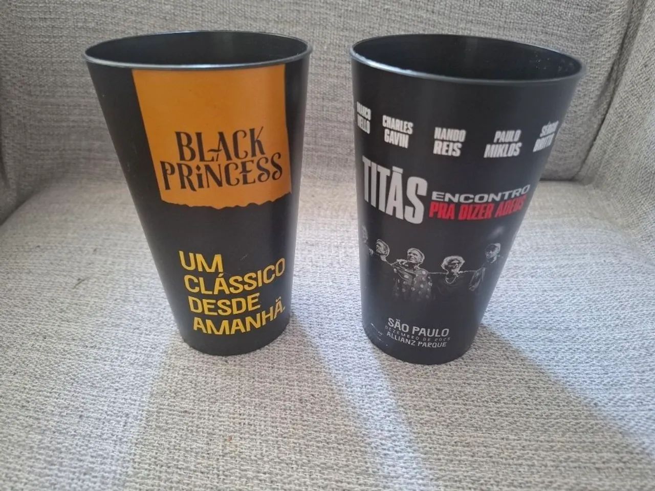 2 copos oficiais TITÃS  ultimo show 