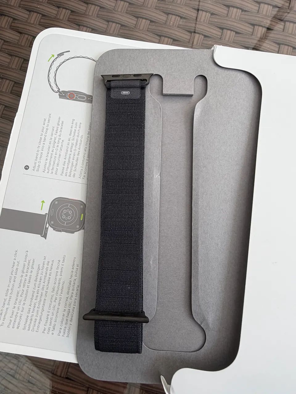 Pulseira Apple Loop Alpina Preta Lançamento  - Foto 3