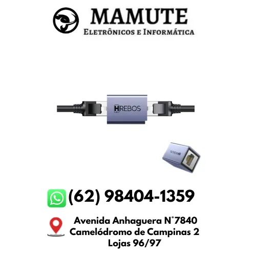 Adaptador Extensor Emenda RJ45 Internet Lan Ethernet