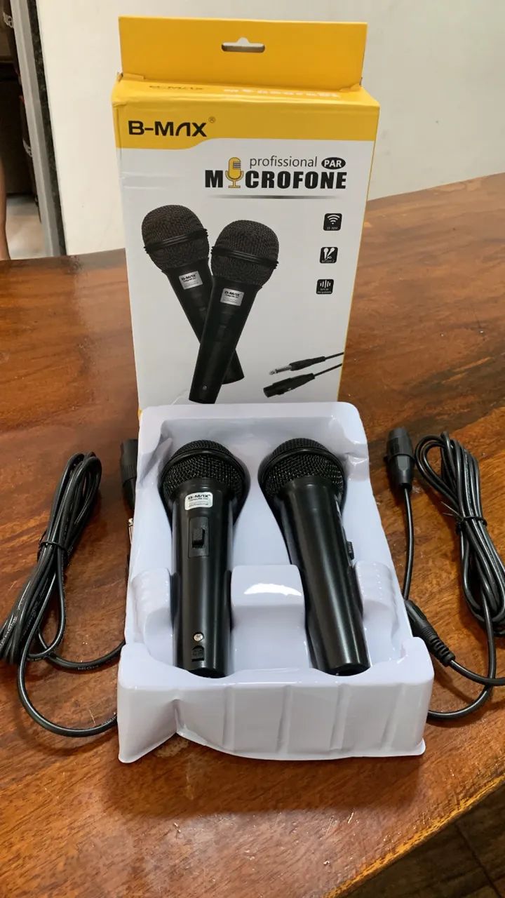 Microfone karaokê os dois 