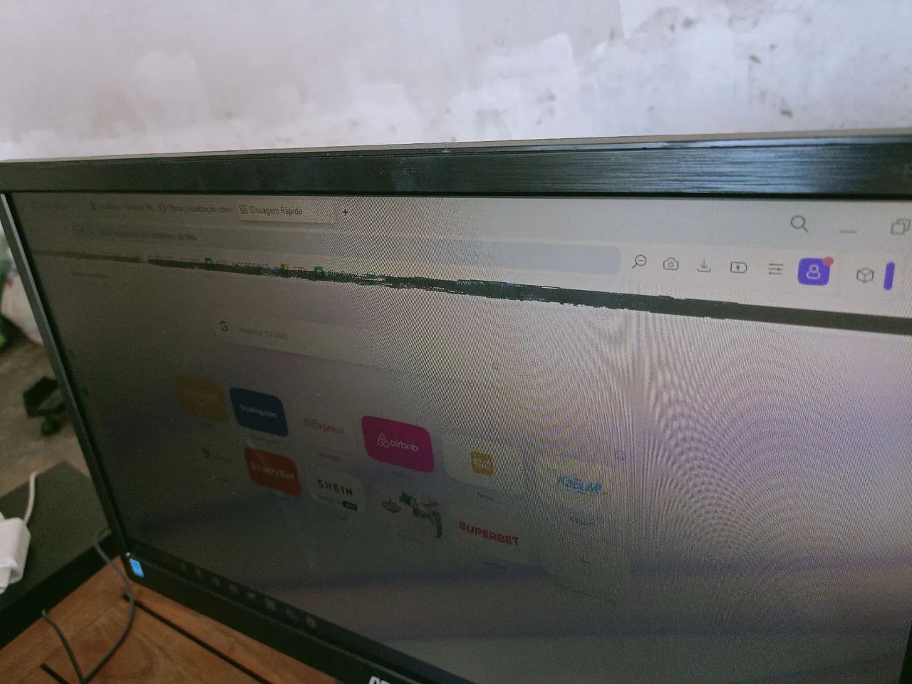 Monitor AOC 18,5 polegadas Led - usado com defeito - Foto 5