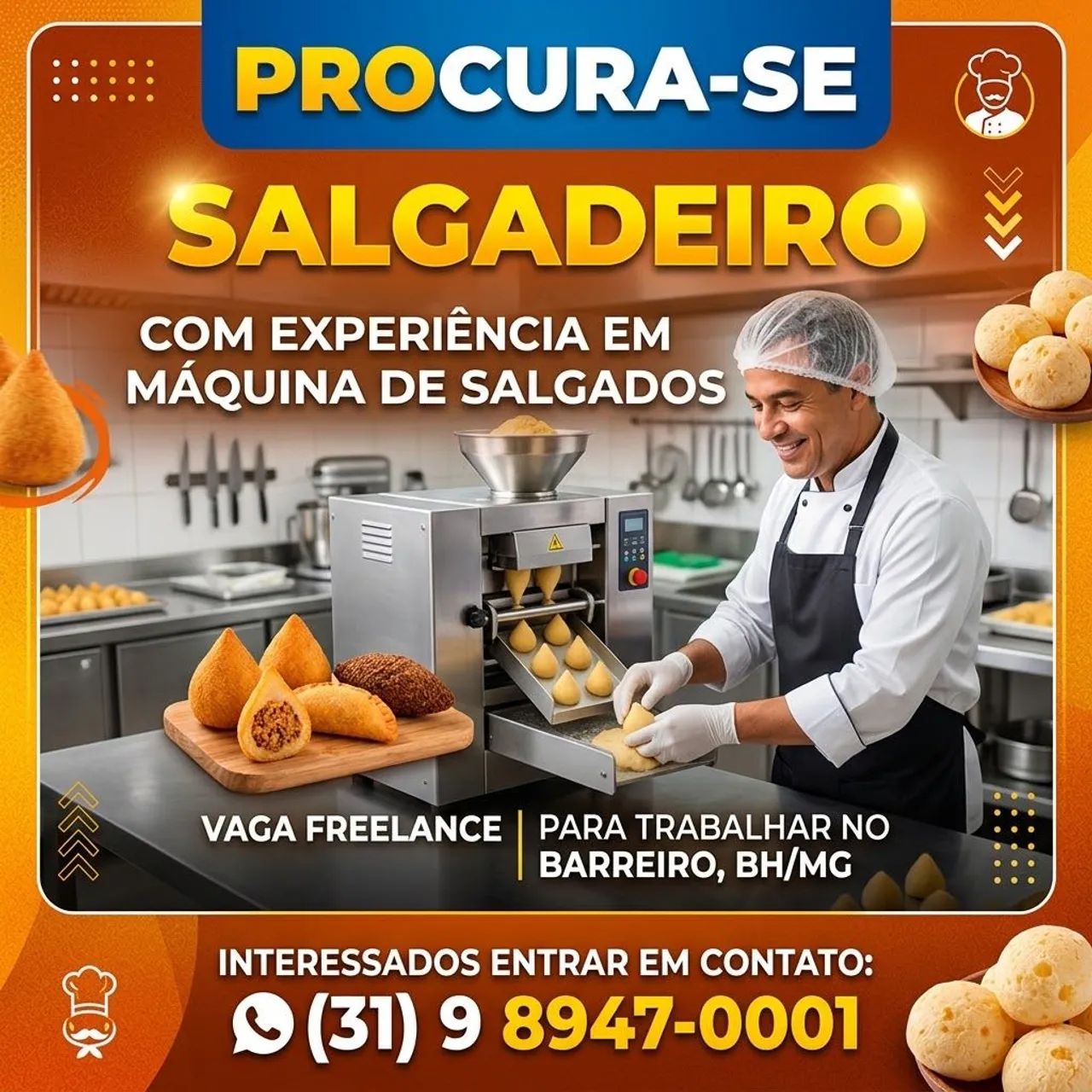 Freelancer de salgadeiro (a)