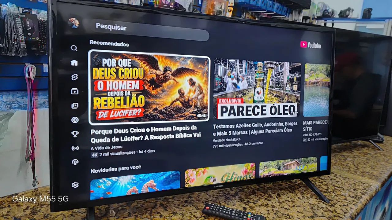 TV 43 SMARTH ANDROID CANAIS GRATIS  - Foto 4