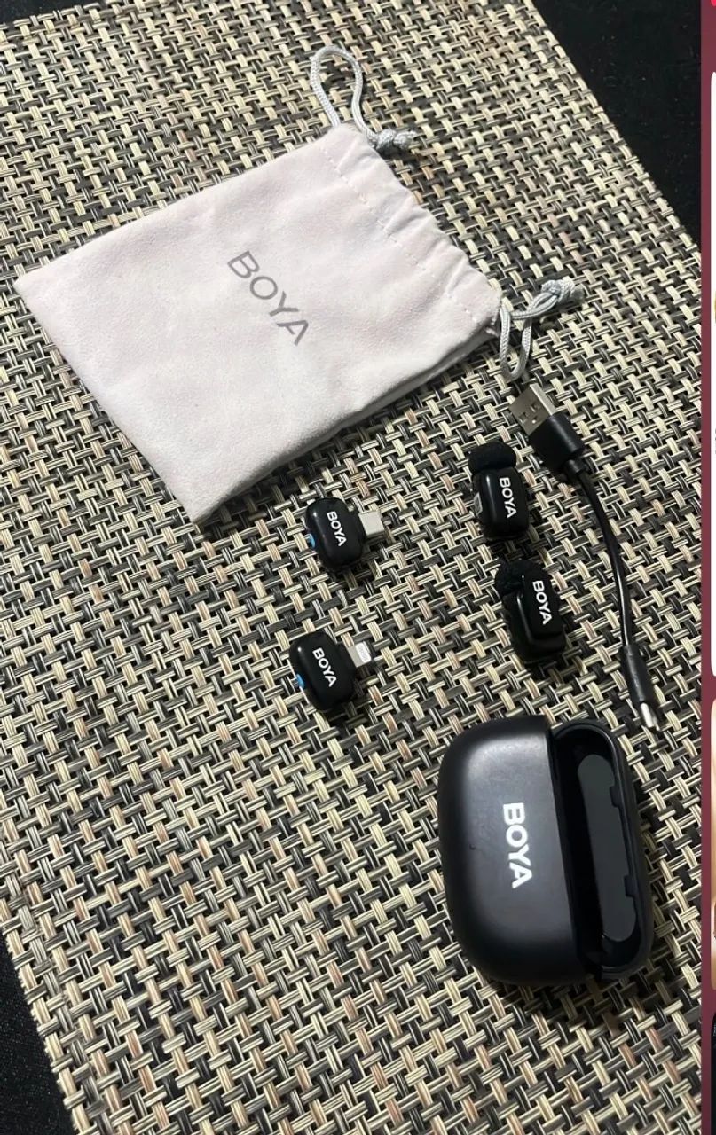 Mic Lapela para iPhone e Android - Boya Mini