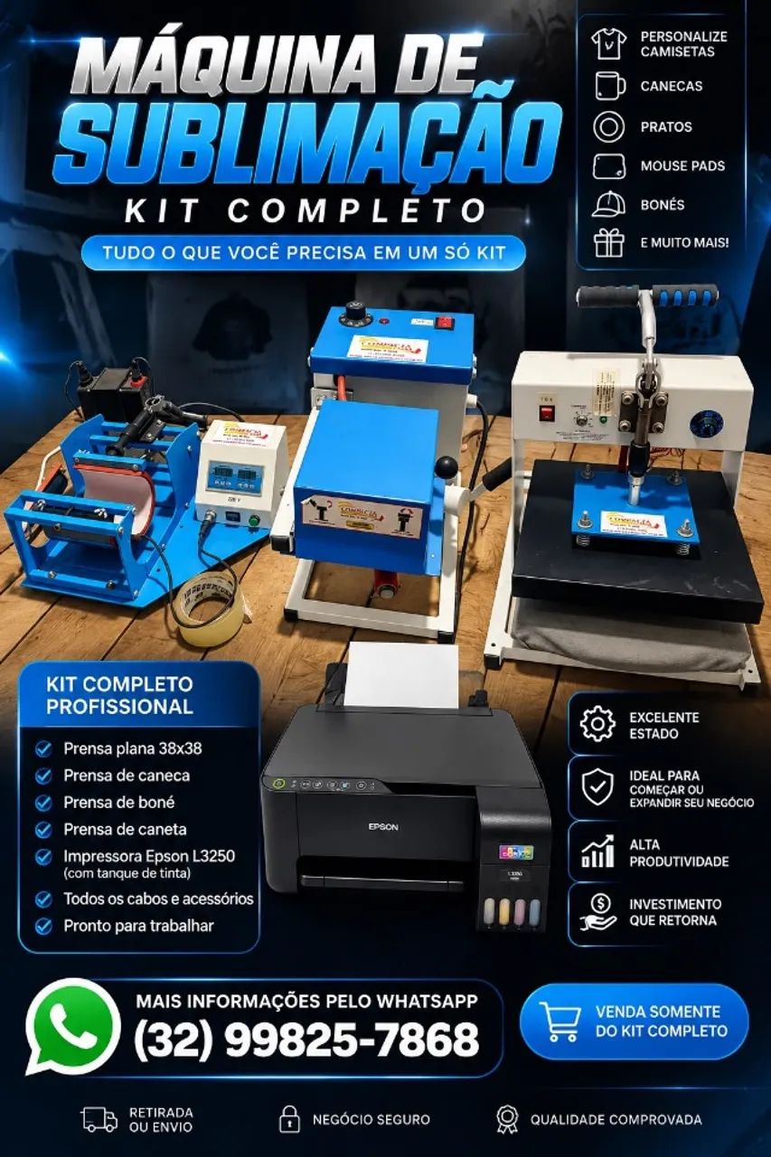 KIT SUBLIMAÇÃO