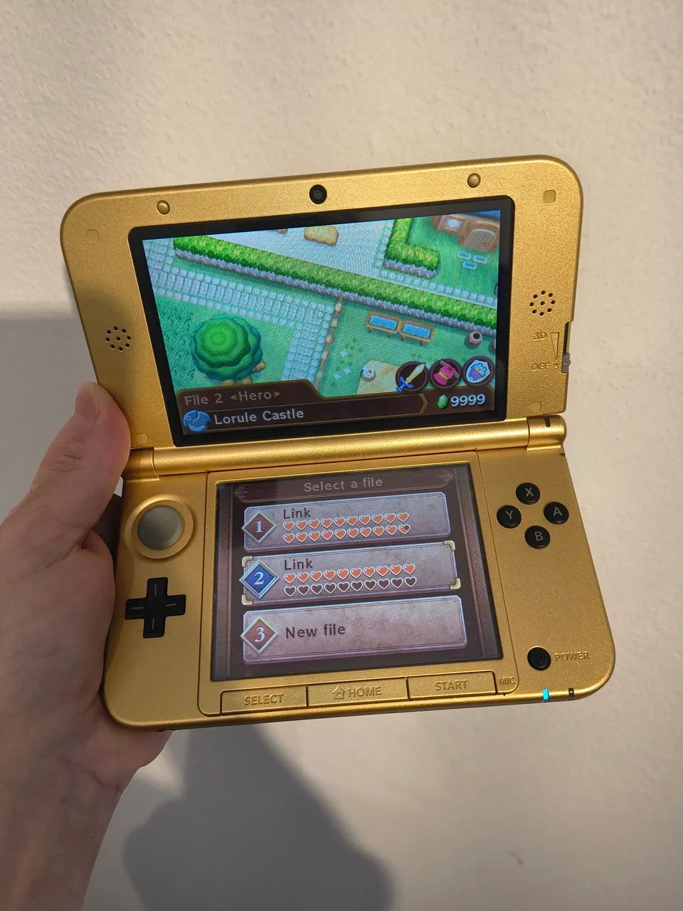 Nintendo 3DS XL The Legend Of Zelda - A Link Between Worlds
