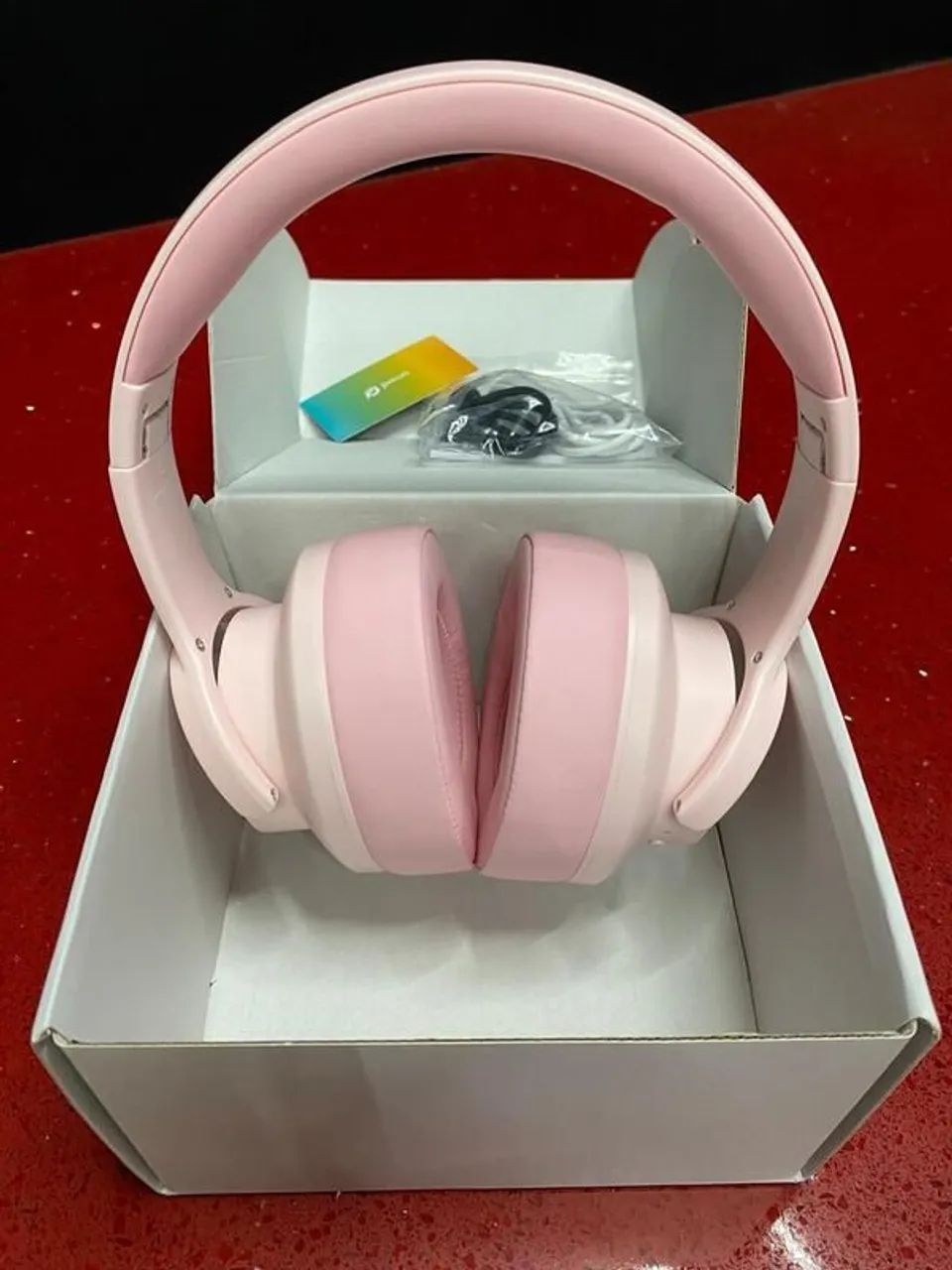 Fone Bluetooth Picun B8 Lacrado Rosa - Foto 2