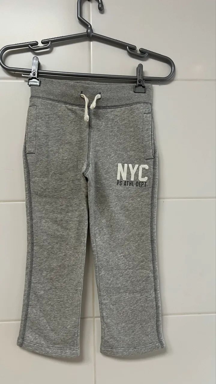 Calça de moleton infantil Aéropostale tamanho 5