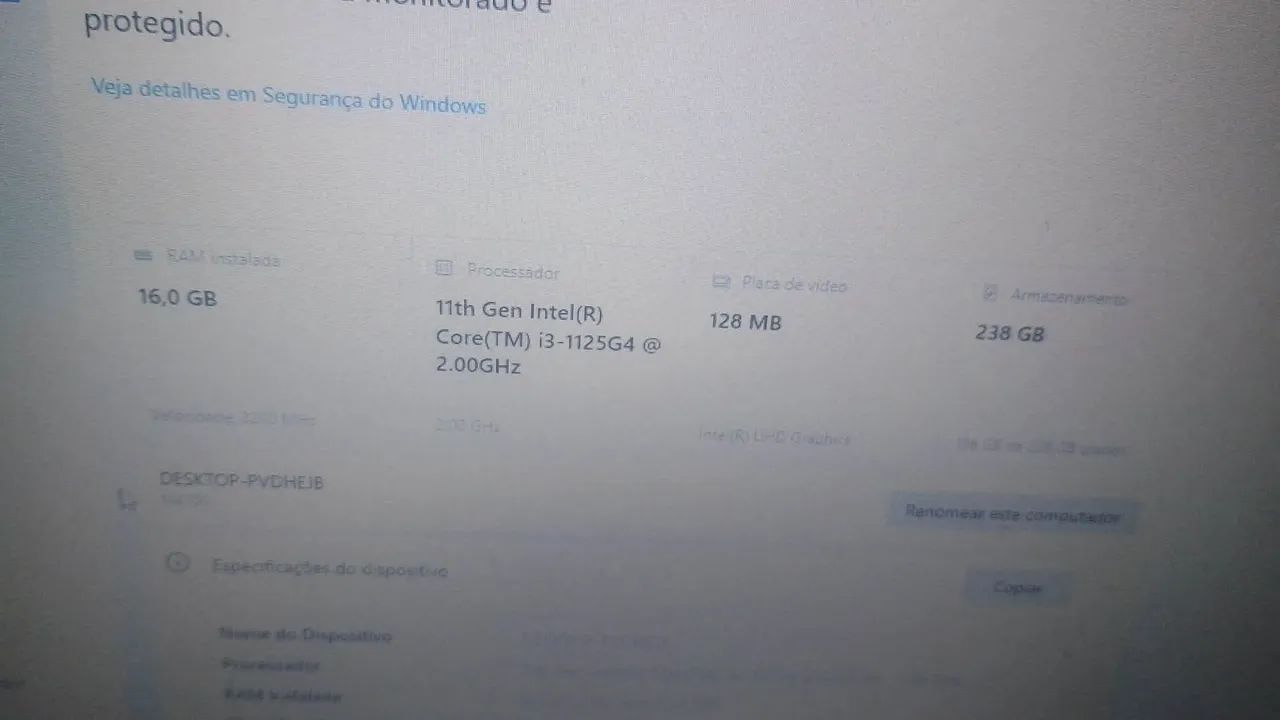 Notebook i3 11° geração  16 GB de ram  - Foto 2