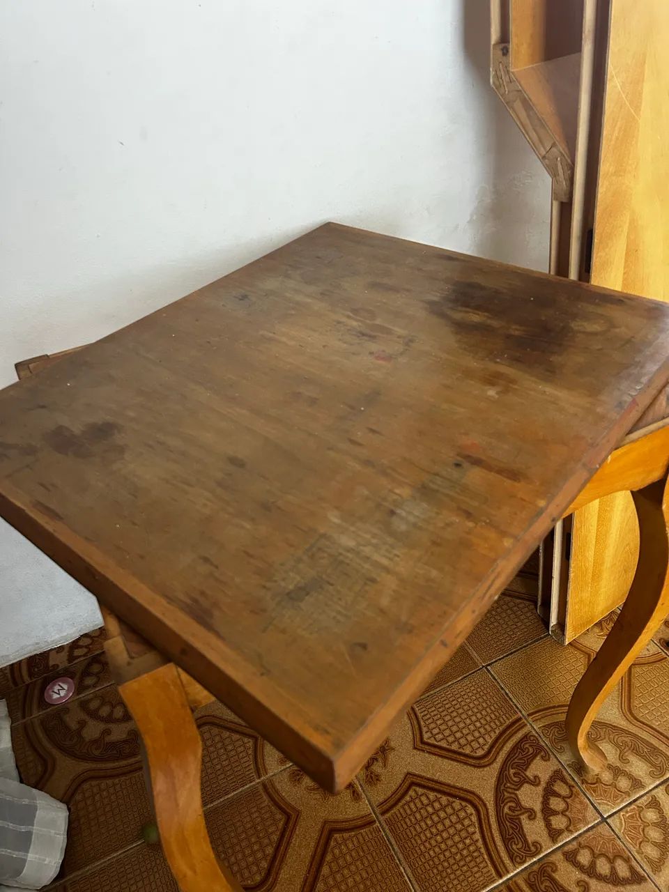 Mesa de jogo giratória madeira maciça  - Foto 2