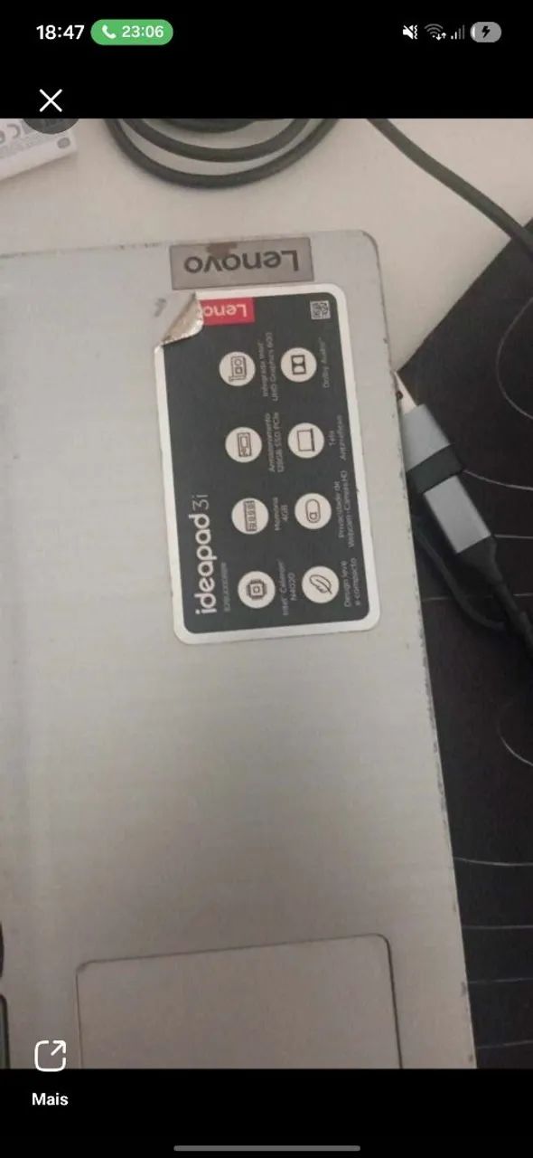 NOTEBOOK LENOVO PRA SAI LOGO - Foto 2