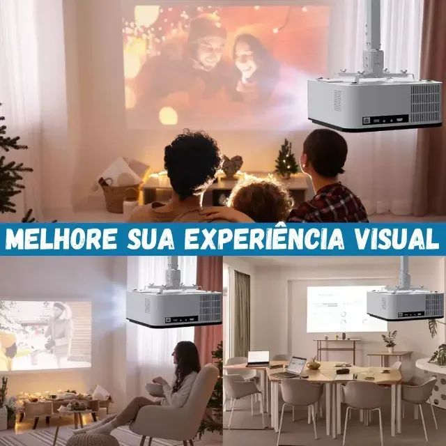 Suporte de Projetor Multifuncional para Teto e Parede até 20kg - Foto 3
