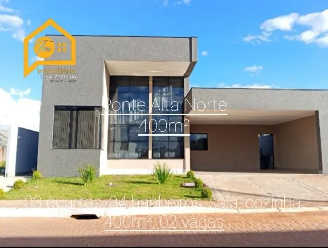 Excelente casa com 03 suítes na Ponte Alta Norte