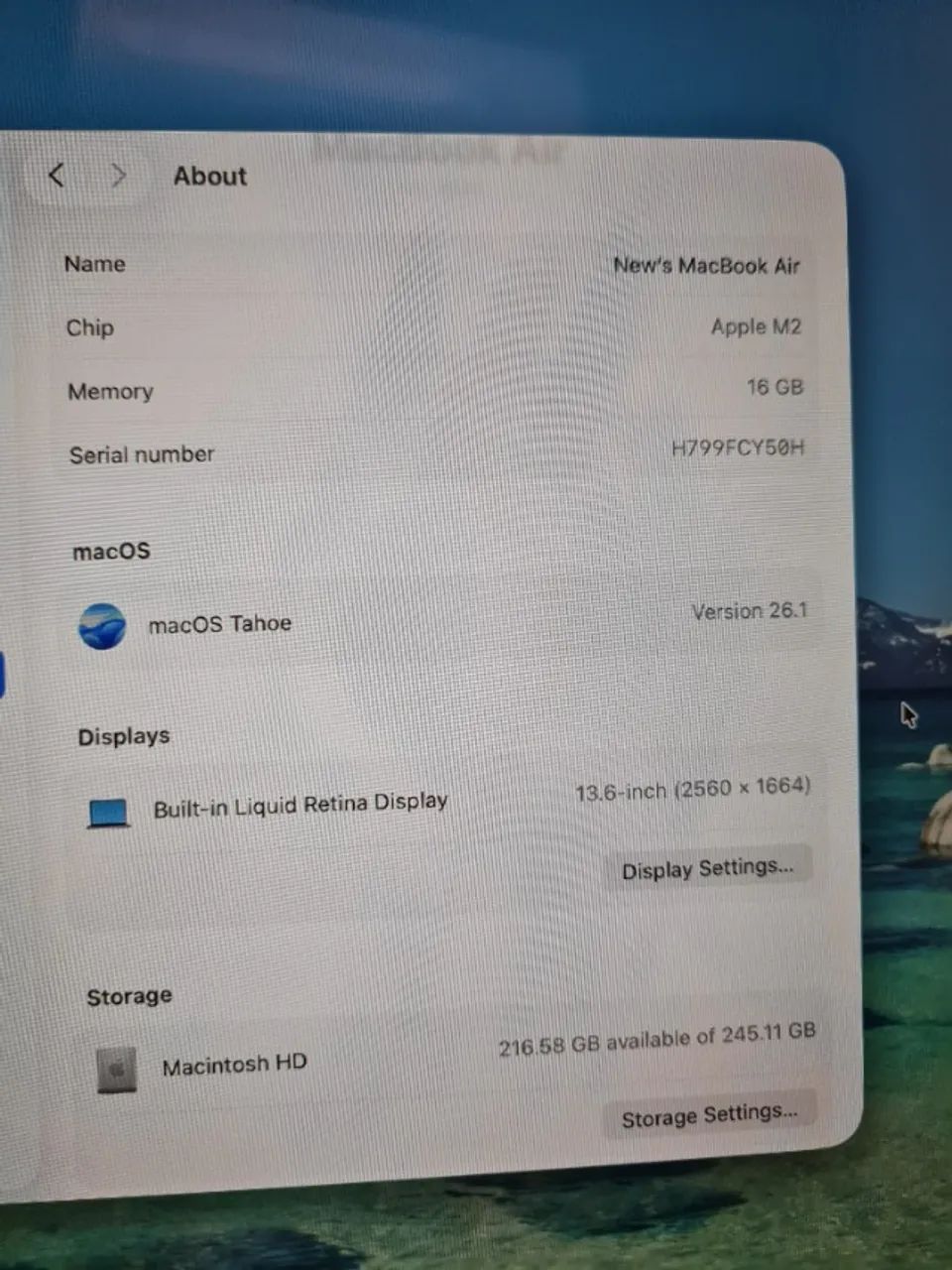 Macbook Air M2 16GB -13 polegadas - Foto 5
