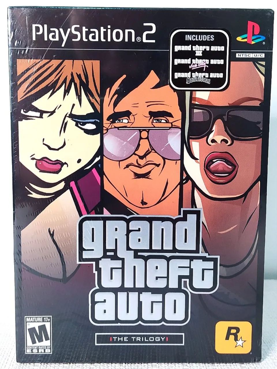 GTA TRILOGY PS2 original (LACRADO)