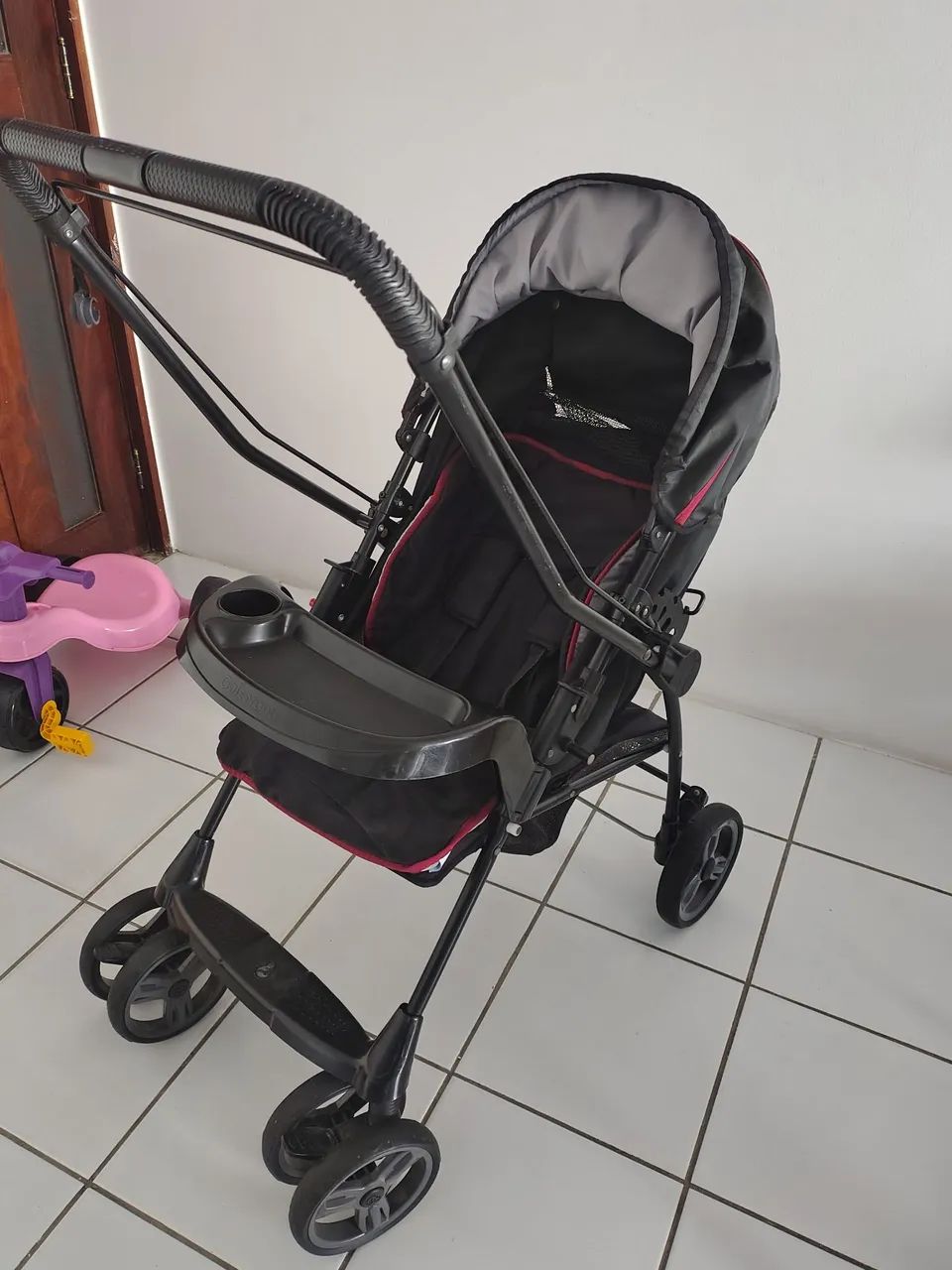 Carrinho de Bebê Galzerano Dobrável Multifuncional - Foto 2