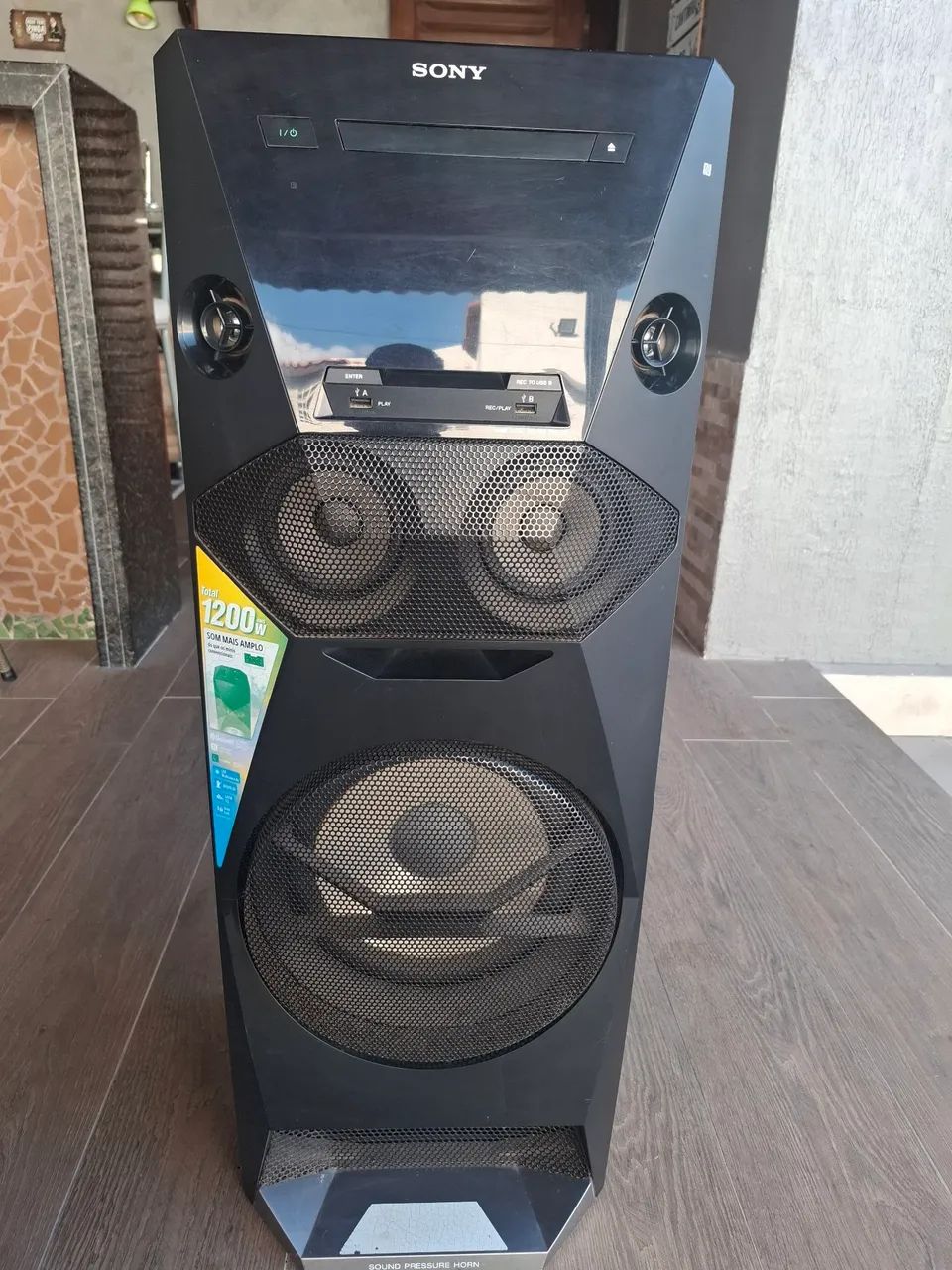 Caixa de SOM SONY SYSTEM MHC-V5 1200W