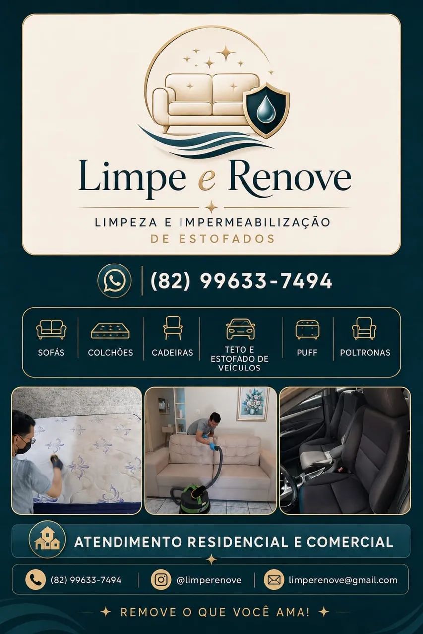 Limpeza de estofados e impermeabilização  - Foto 5
